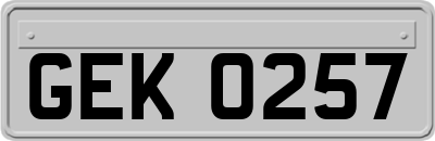 GEK0257
