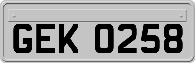 GEK0258