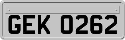 GEK0262