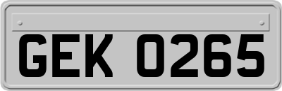 GEK0265