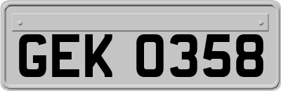 GEK0358