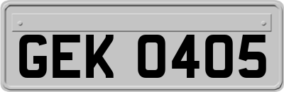GEK0405