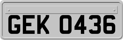 GEK0436