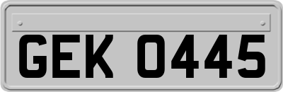GEK0445