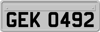 GEK0492