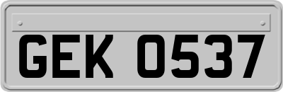 GEK0537