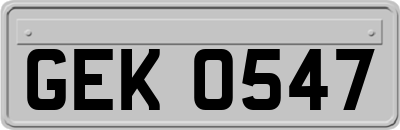 GEK0547