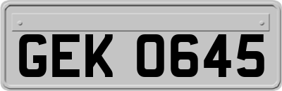 GEK0645