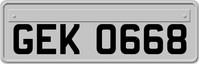 GEK0668