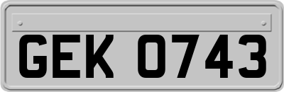 GEK0743