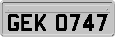 GEK0747