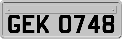 GEK0748