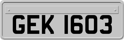 GEK1603