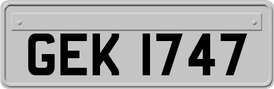 GEK1747