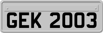 GEK2003