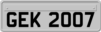 GEK2007