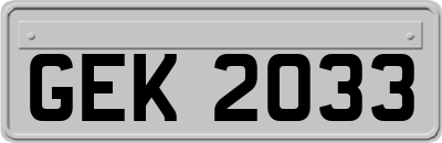 GEK2033