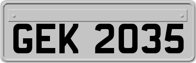 GEK2035