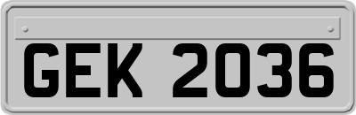 GEK2036