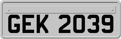 GEK2039
