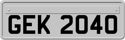 GEK2040