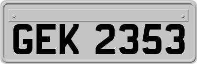 GEK2353