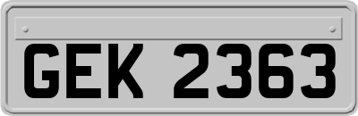 GEK2363