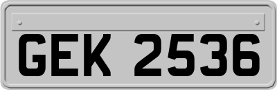 GEK2536