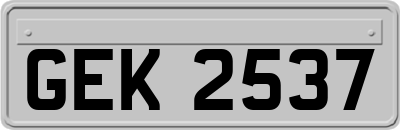GEK2537