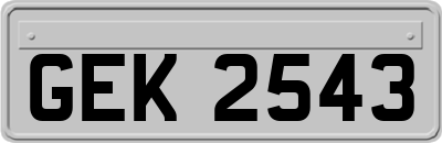 GEK2543