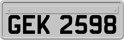 GEK2598
