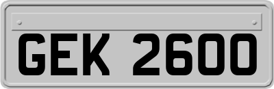 GEK2600