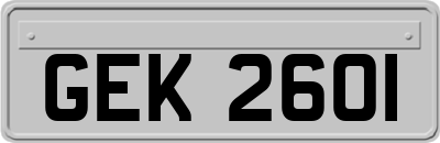 GEK2601