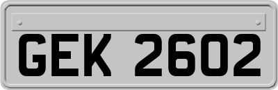 GEK2602