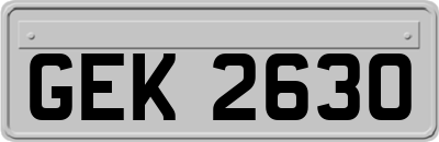 GEK2630
