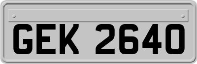 GEK2640