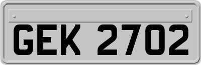 GEK2702