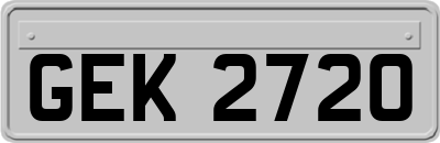 GEK2720
