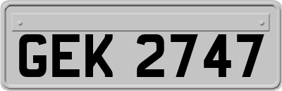 GEK2747