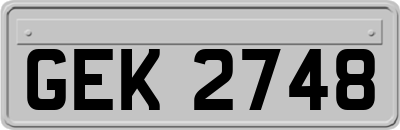 GEK2748