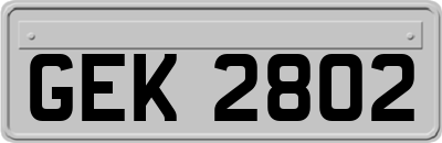 GEK2802