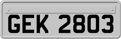 GEK2803
