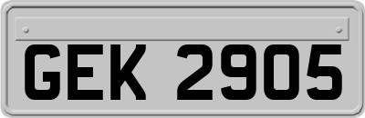 GEK2905