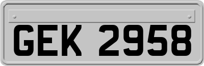GEK2958