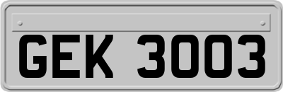 GEK3003