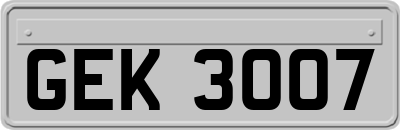 GEK3007