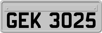 GEK3025