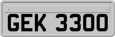 GEK3300