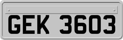 GEK3603