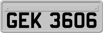 GEK3606